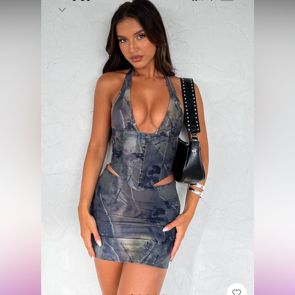 White Fox corset top
